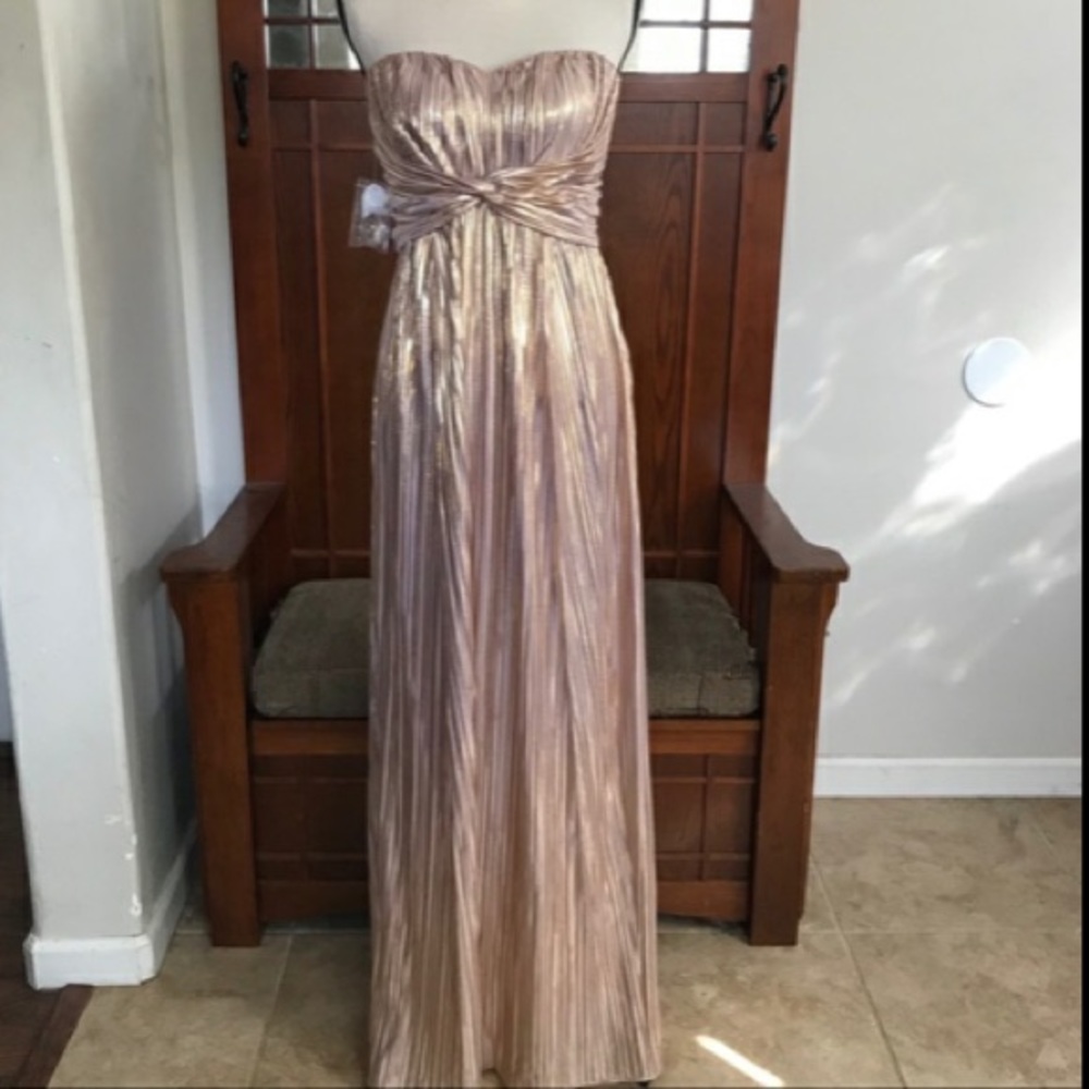 Jessica Simpson Formal Gold Gown
